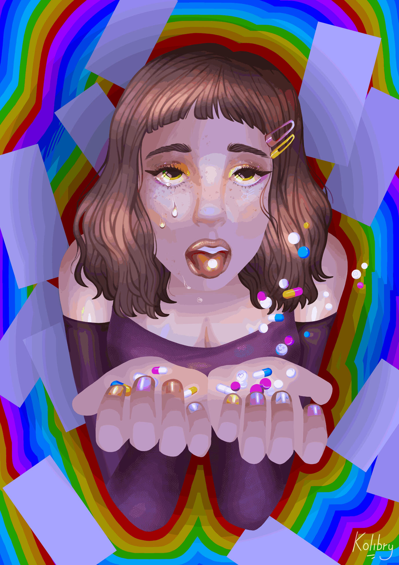 Affiche sur l'Addiction